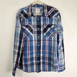 Levi's‎ Men's Multicolor Plaid Button-Down Shirt